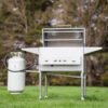 Roll Top Backyard Gas Grill RTGSS2430 – Stainless